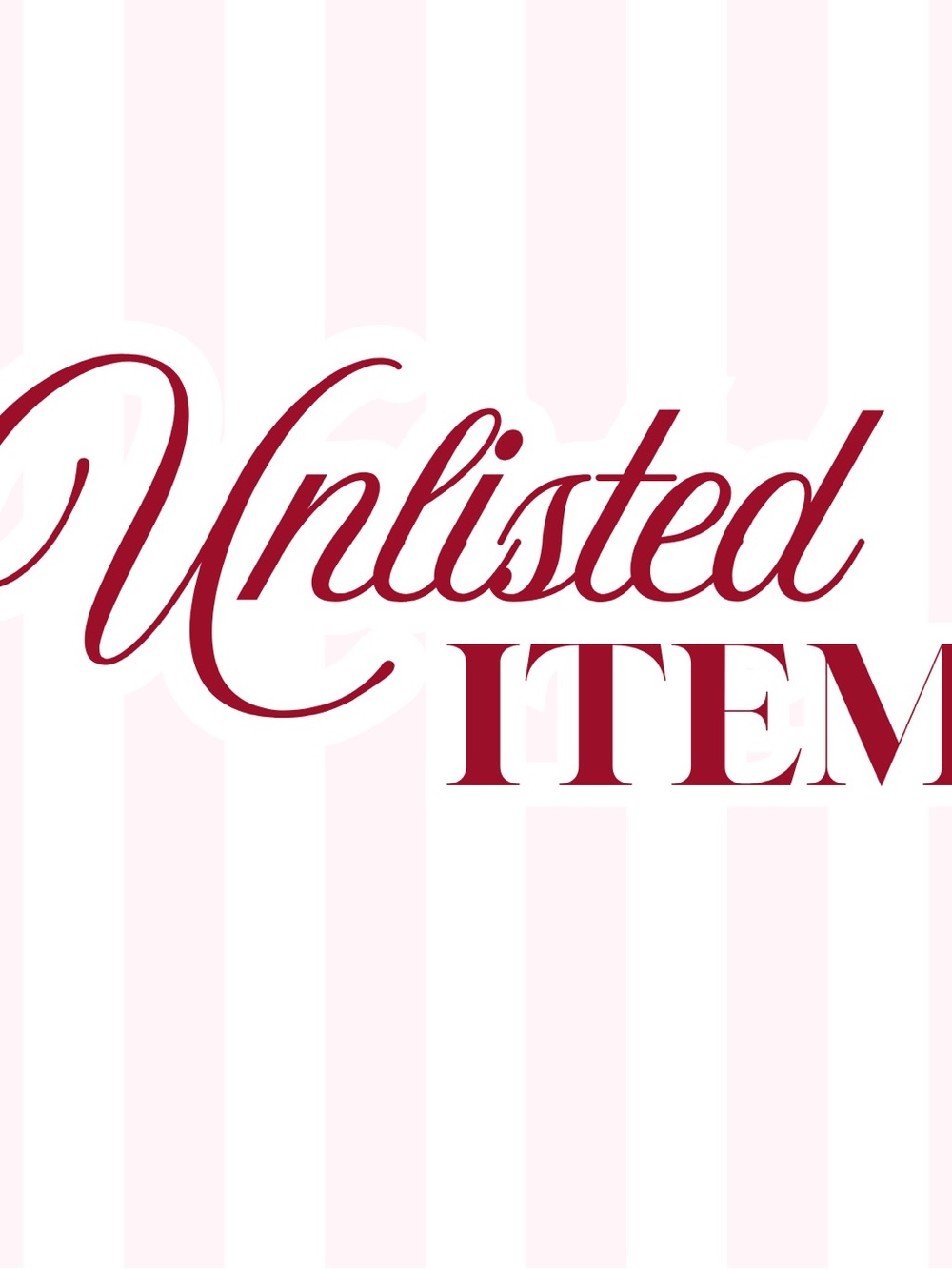 ✨ Unlisted Item ✨ from Pretty Penny’s LIVE Show 🤍